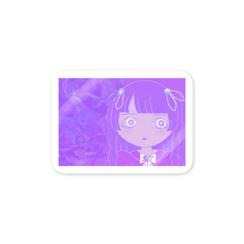 Portrait No.xxx  BLUEBERRY Sticker