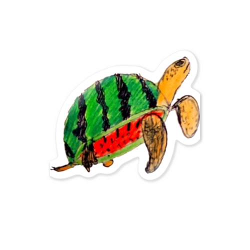 スイカメ Sticker