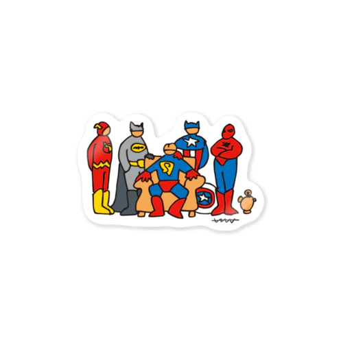 SUPERHEROES Sticker