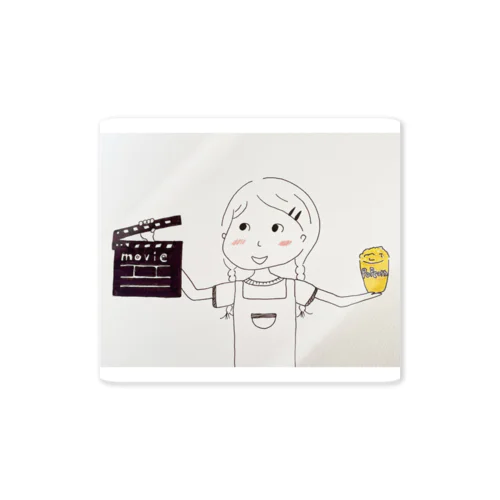 はらぺこシネマくん Sticker