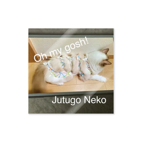 Jutugo Neko ステッカー