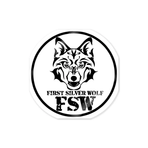 FSW(黒) Sticker