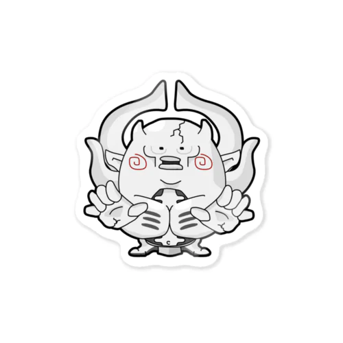 どっこい星人「スカルポン」 Sticker