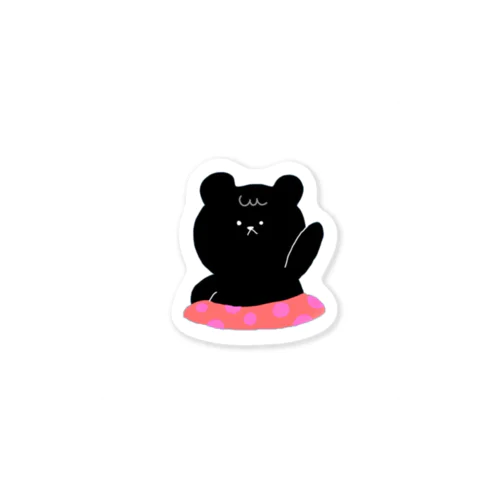 クマさん’sの黒い方 Sticker