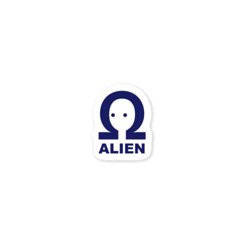 Ω-ALIEN ステッカー