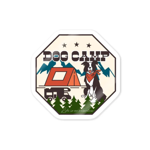 DOG CAMP ver. A  Sticker