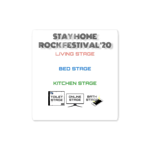 STAY HOME ROCK FESTIVAL ステッカー