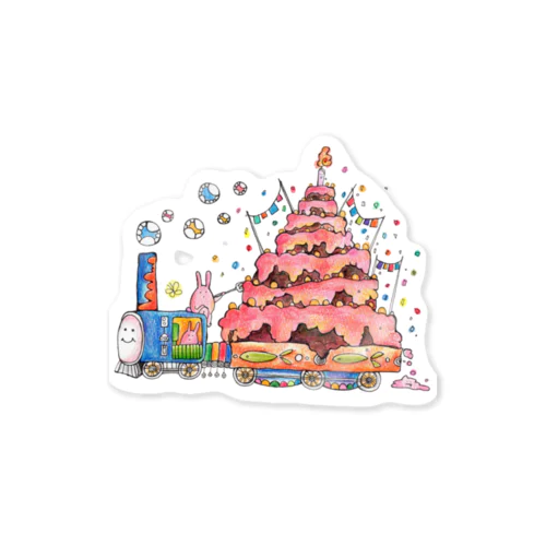 バースディ・ケーキ Sticker