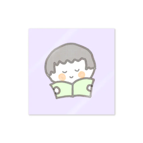 女の子 × 読書 Sticker