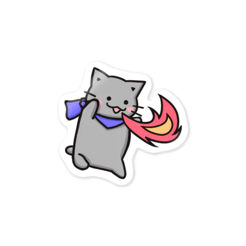 ねこファイア Sticker