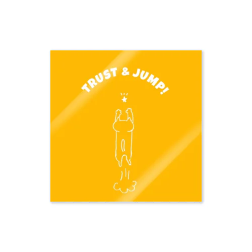 TRUST & JUMP ! Sticker