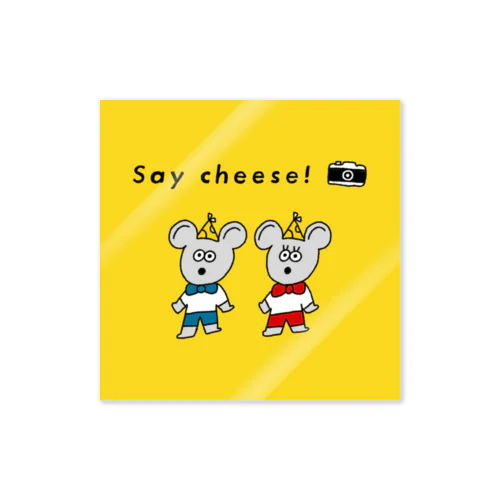 Say cheese! ねずみ Sticker