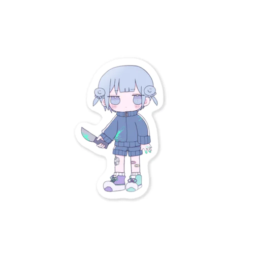 む Sticker