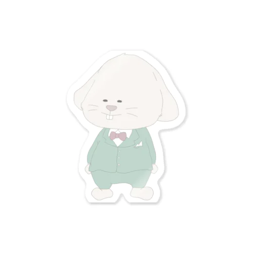 お呼ばれ うさぎ Sticker