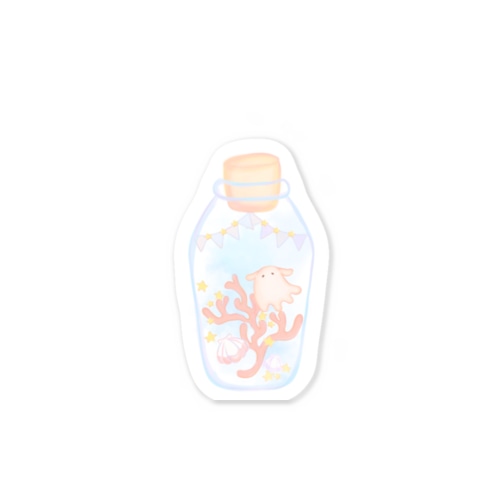 めんだこちゃんパステルマリン(小瓶) Sticker