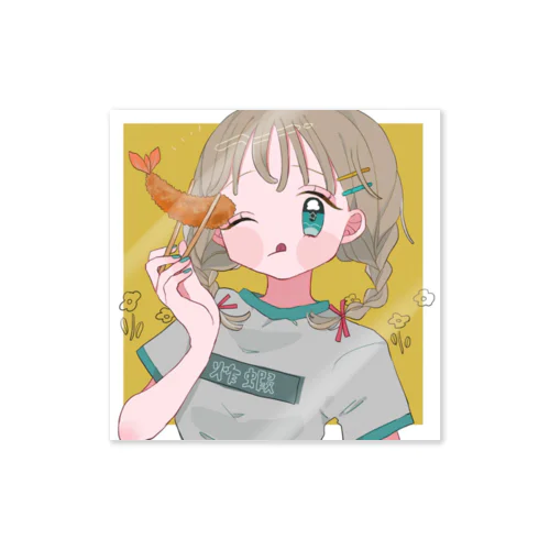 エビフライおいしい Sticker