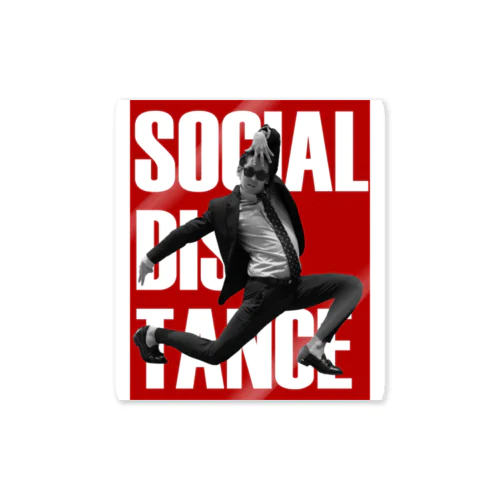 SOCIAL DISTANCE Sticker