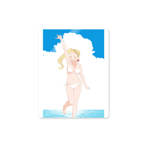 オトメ水着の楽園／ちえ Sticker