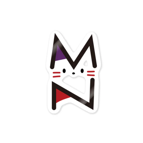 第2弾 まなネコ ロゴMN Sticker