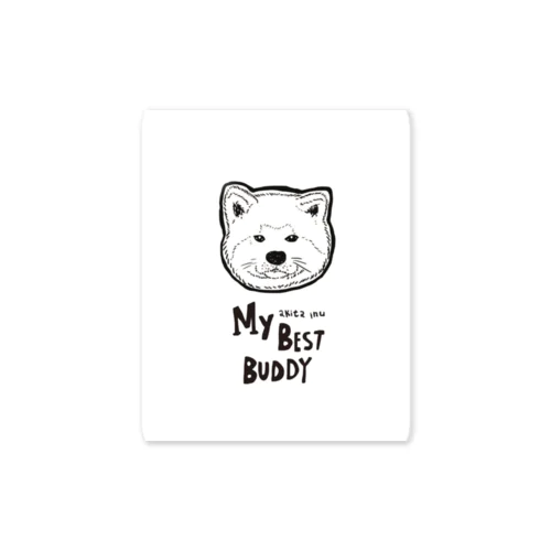 マイベストバディ秋田犬 Sticker