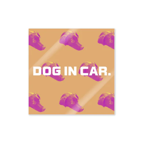 rit.car sticker① "犬　ステッカー  車" Sticker