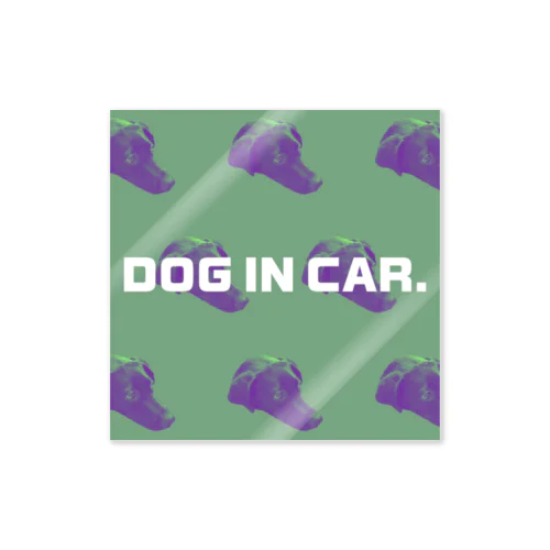 rit.car sticker③"犬　ステッカー  車" ステッカー