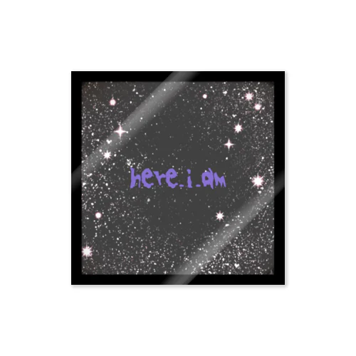 here_i_am Sticker