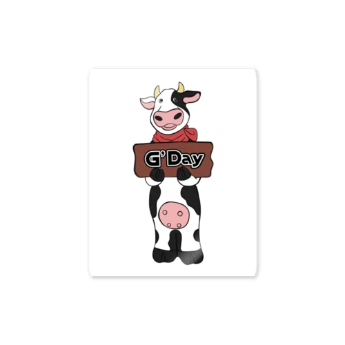 グッデイcow Sticker