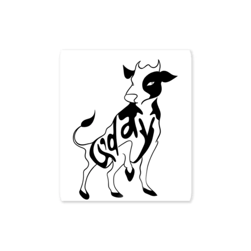 グッデイcow Sticker