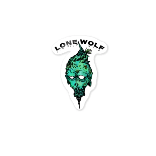 Lone wolf Sticker