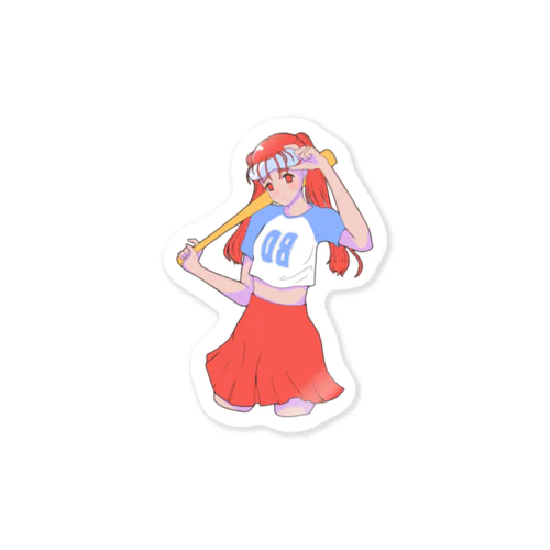 slugger08 sticker Sticker