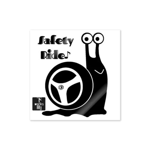 SAFETY RIDE♪ ステッカー ステッカー