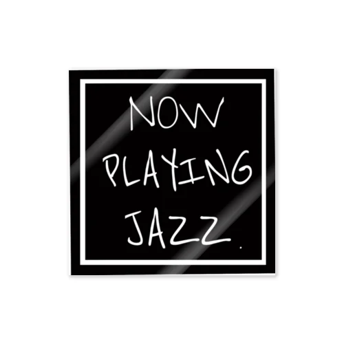 NOW PLAYING JAZZ ステッカー