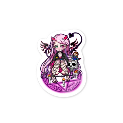 デビルたんステッカー Sticker