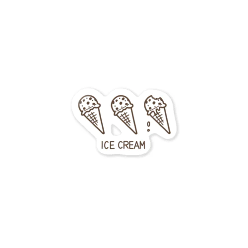 アイスクリーム Sticker