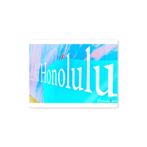 Aloha Honolulu ステッカー