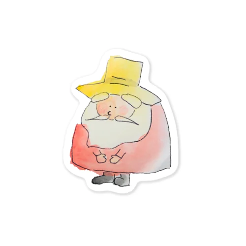 小人のおじいさん Sticker
