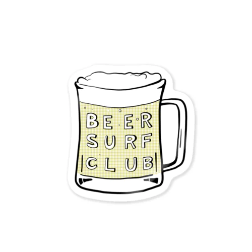 beer surf club ステッカー