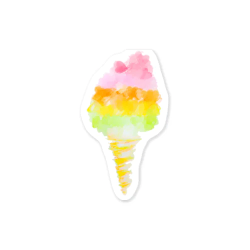 グラフィックice-cream cone ステッカー