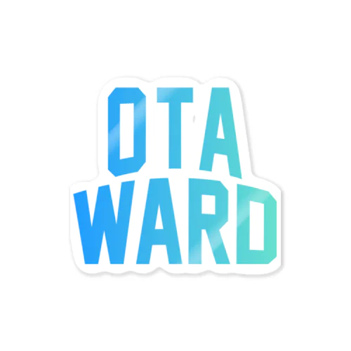 大田区 OTA WARD 스티커