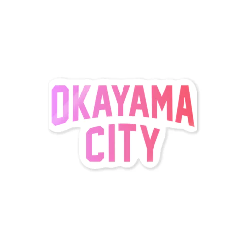 岡山市 OKAYAMA CITY Sticker