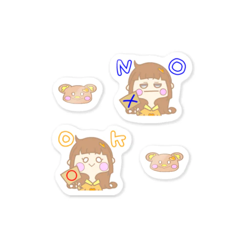 No☆Okシール Sticker