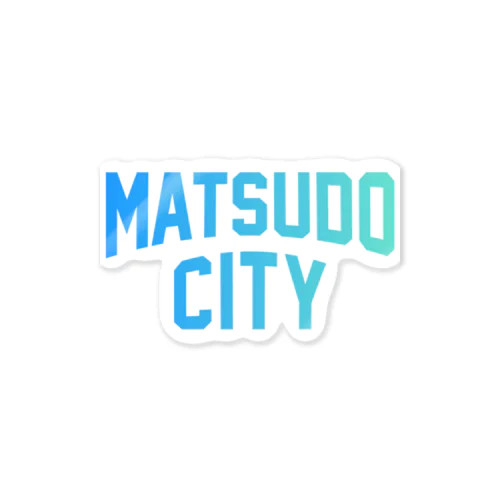 松戸市 MATSUDO CITY Sticker