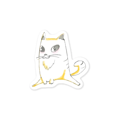 しろねこ Sticker