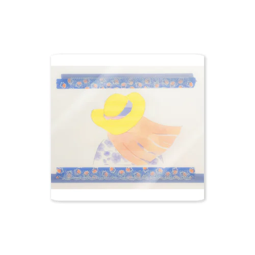 8月末の女の子 Sticker