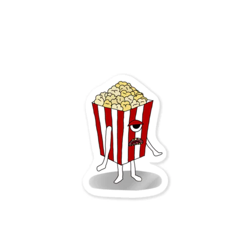 Popcorn Sticker