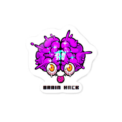 【GOIPACT】BRAIN HACK ステッカー