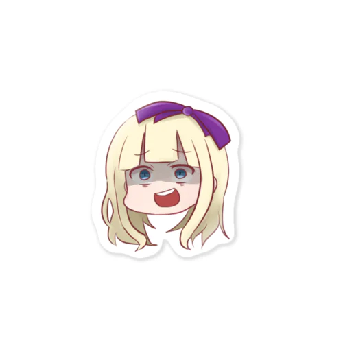 乙女ステッカー（ゲス顔イリーナ） Sticker