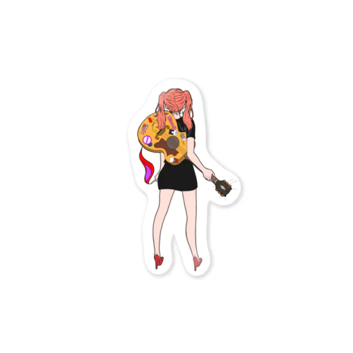 guitar sticker Sticker