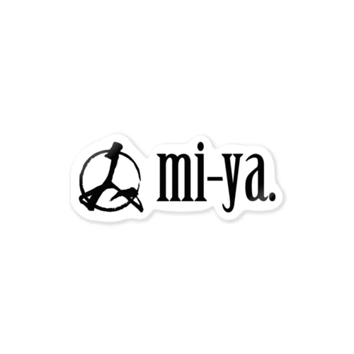[mi-ya.Logo] ステッカー